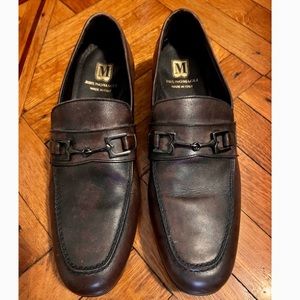 Brown  Bruno Magli  Pomona loafers. Worn once